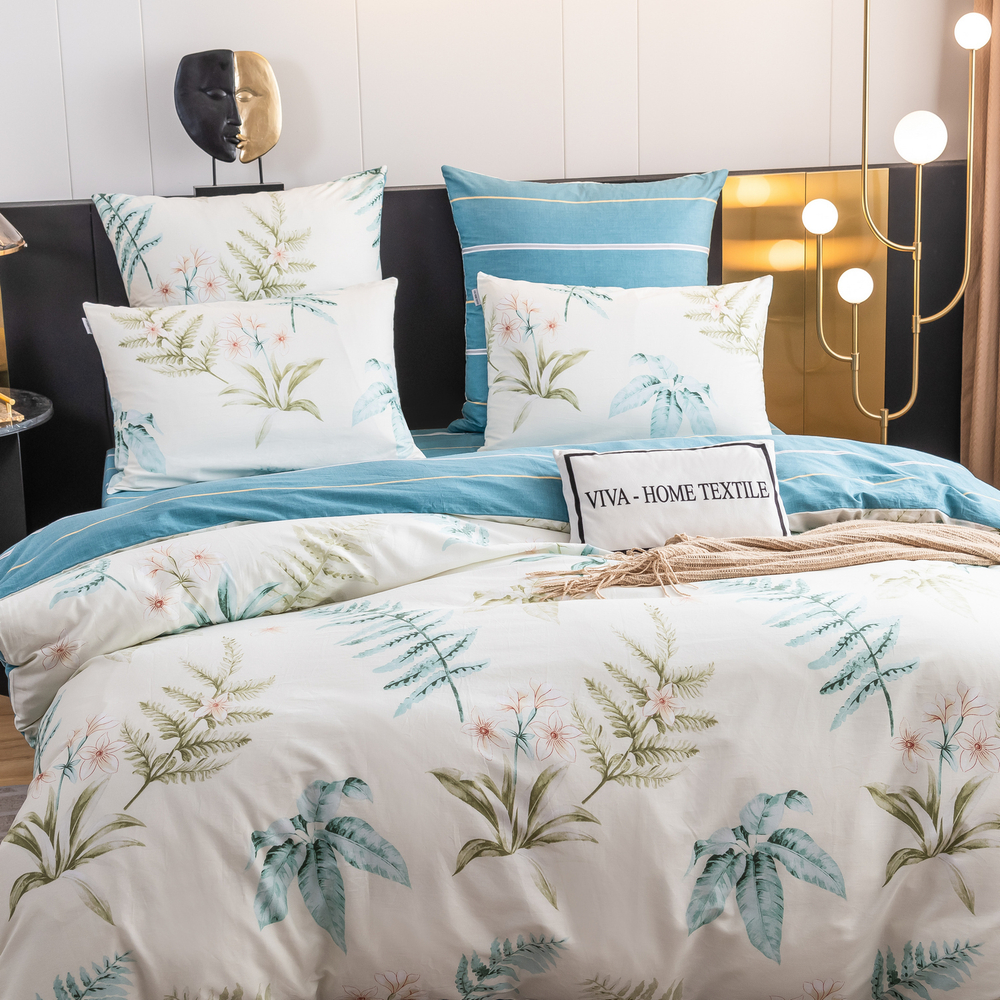 Комплект постельного белья Люкс Сатин 100% хлопок на резинке AR287