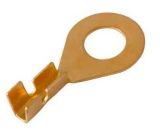 Клемма болтовая латунь d 6,2мм (в уп 100шт) REXANT а080074