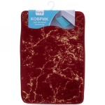 Коврик для ванной 40*60"Прометей» бордовый