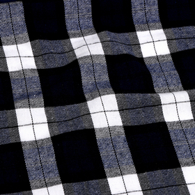 Ткань рубашечная фланель 150 г/м² 80% полиэстер, 20% хлопок шир.150 см  цв.01 черный