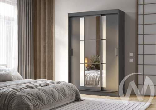 Шкаф-купе Денвер ШКК-03 (графит)