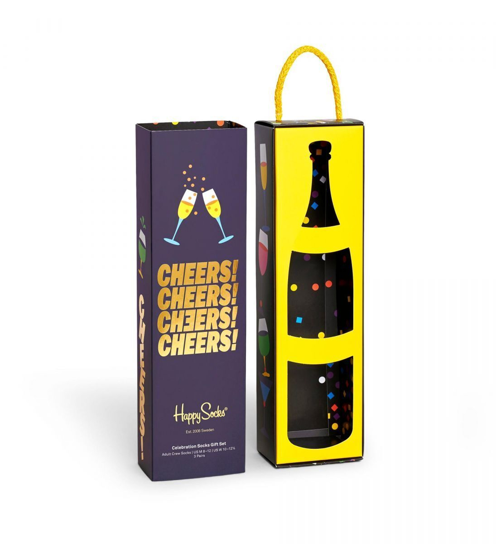 Подарочный набор носков 3-Pack Celebration Socks Gift Set (Размер: 25) (Цвет: черный)