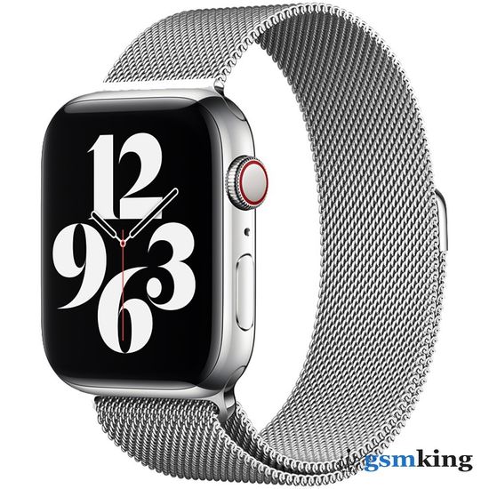 Apple Milanese Loop for Apple Watch 42|44|45|49mm Silver (Серебристый)  ML783ZM/A