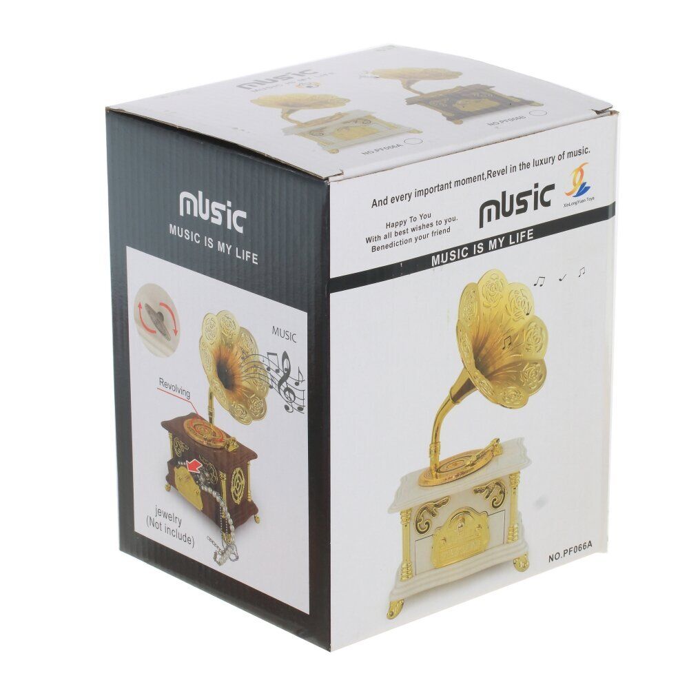 GAEM Изделие декоративное "Граммофон" (музык.), L16 W15 H26 см