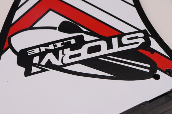 Основной плавник для SUP Stormline, белый/черный