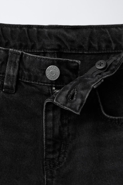 ZARA ДЖИНСЫ MULTICARGO, ЧЕРНЫЙ
