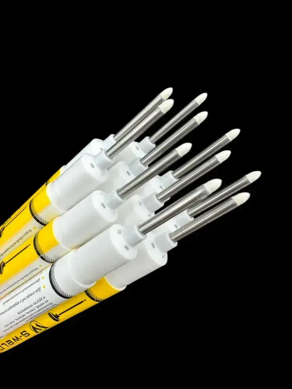 Маркер-краска для отверстий 1мм белый, 10шт