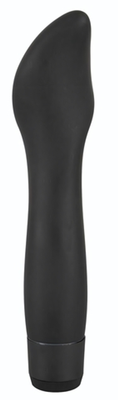 Вибратор-лепесток для стимуляции точки G - 18 см. (Цвет: черный)