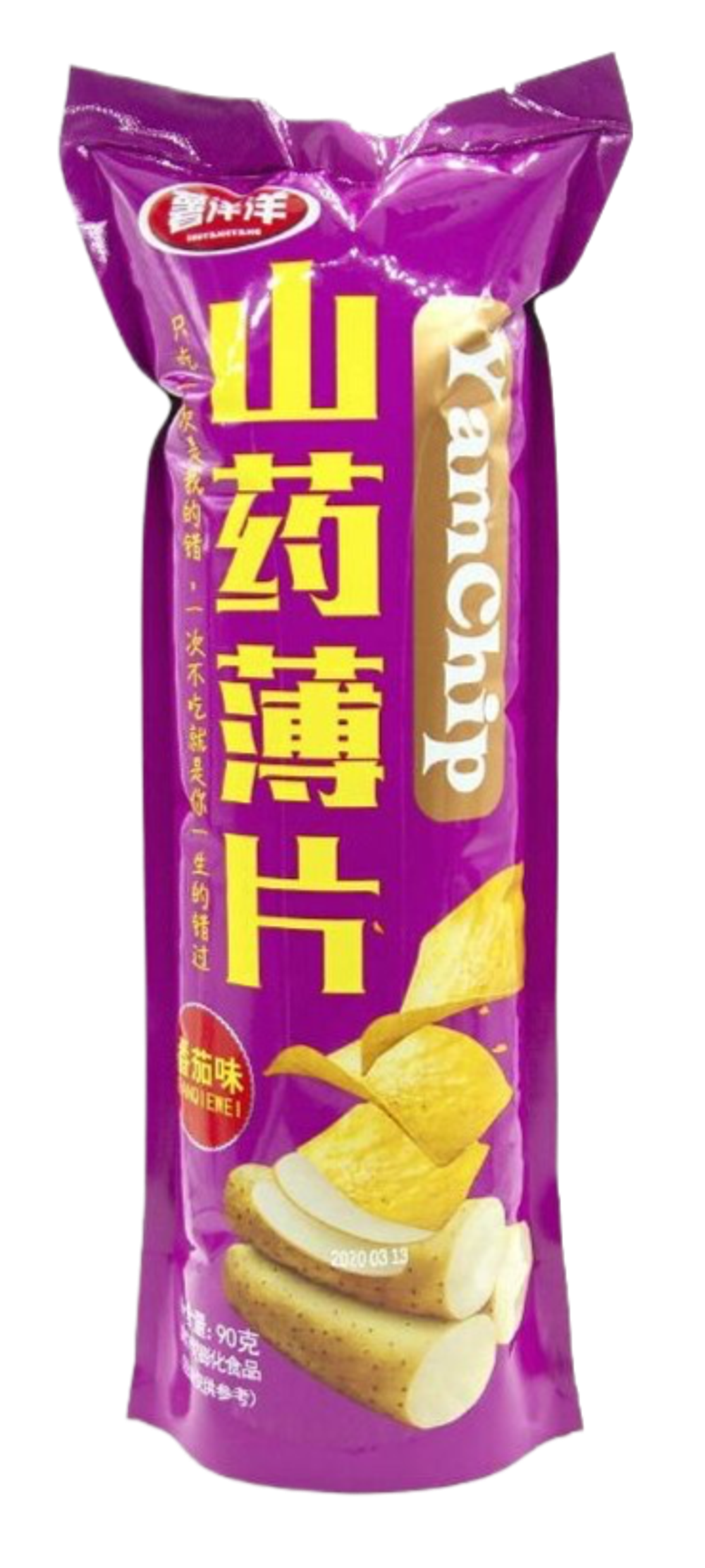 Чипсы YamChip XIANGCONGWEI вкус Томат (пурпурный) 90 г