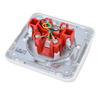 Розетка телефон RJ-11 Makel Mimoza белая 12014