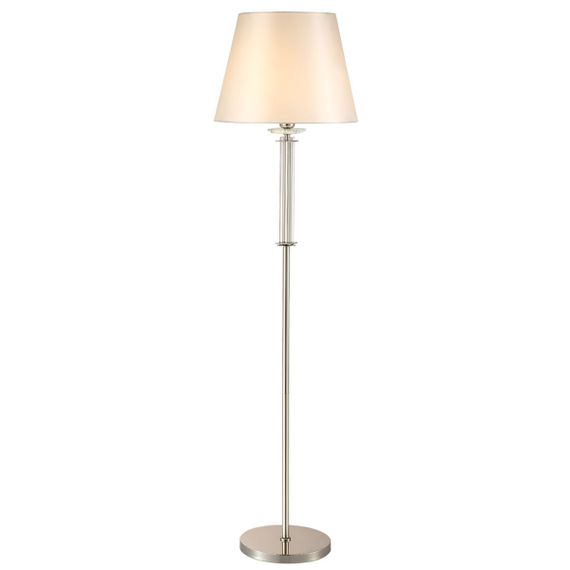 Торшер Crystal Lux Nicolas PT1 Nickel/White