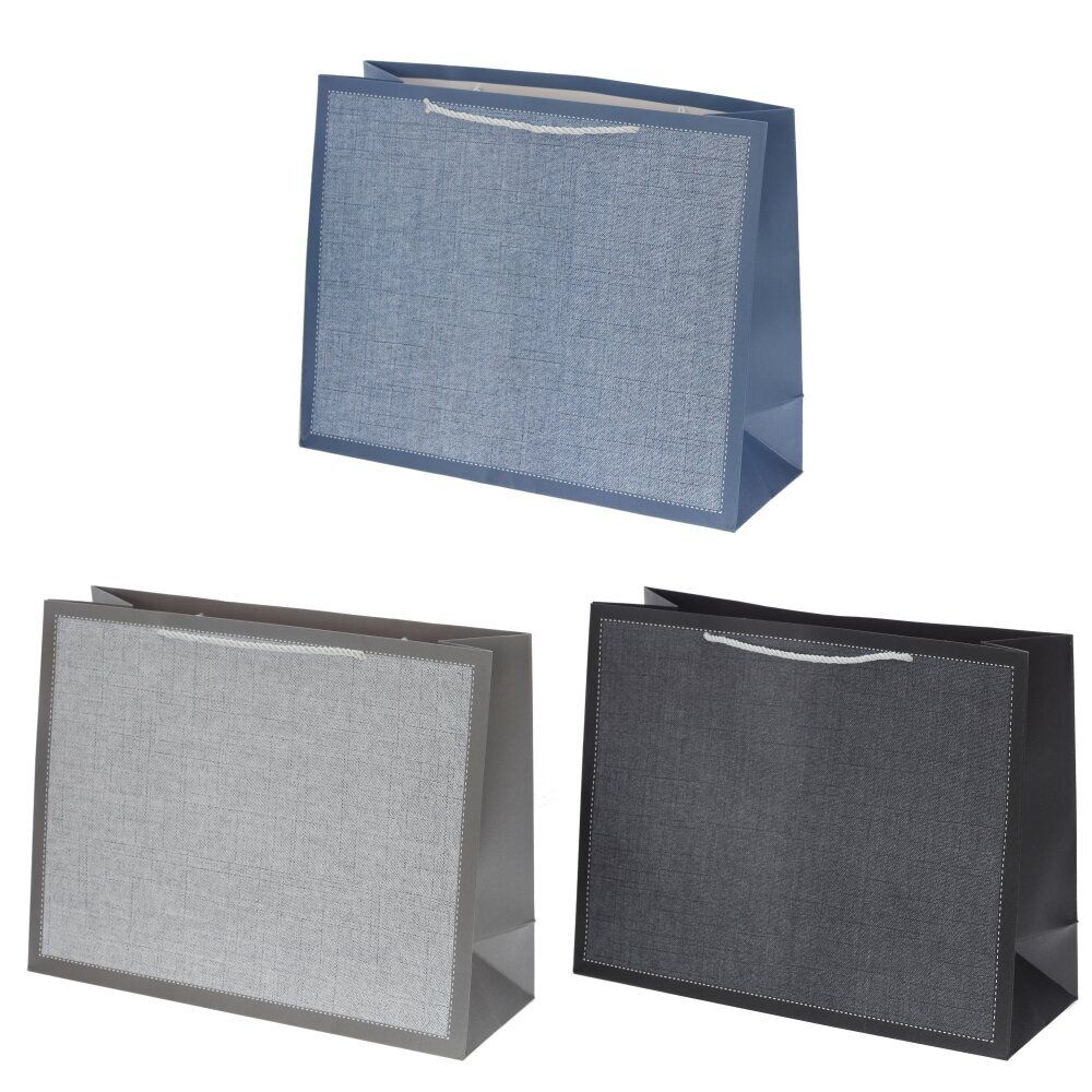 GAEM Пакет подарочный (бумага 250г/м2, блок 12шт), L25,5 W9,5 H20 см, 3в.