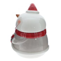 GAEM Конфетница "Веселый снеговик", 650 мл, L12 W12 H16 см