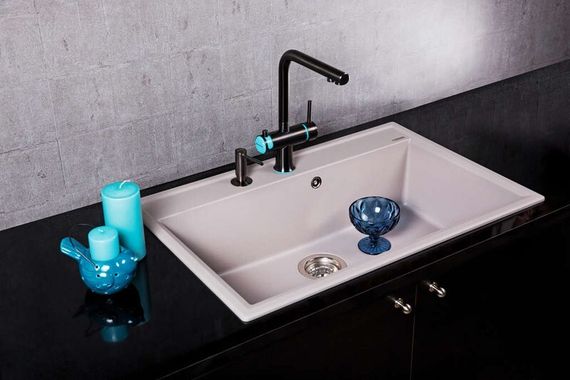 Кухонная мойка OMOIKIRI Daisen 77-BL (арт.4993630)