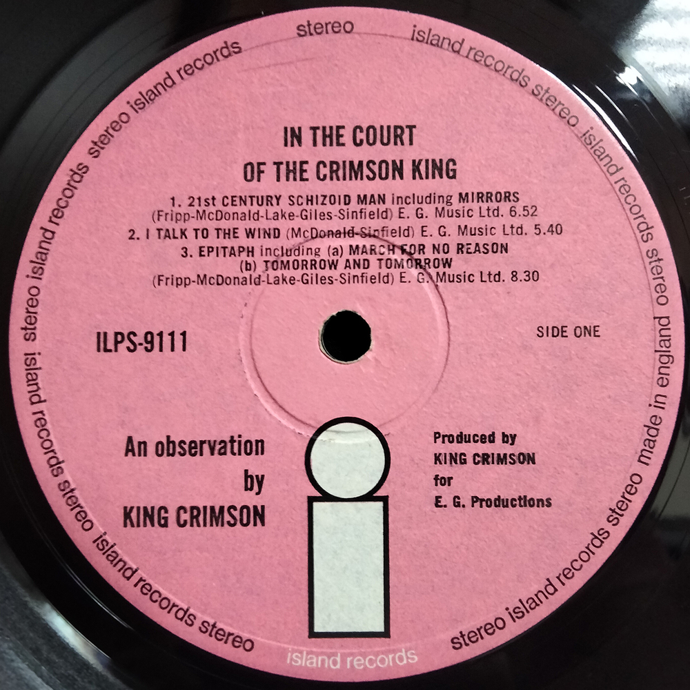 King Crimson / In The Court Of The Crimson King (An Observation By King Crimson)(LP)