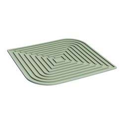 Коврик для сушки посуды Dry Flex, 34,5х31,5 см, шалфей