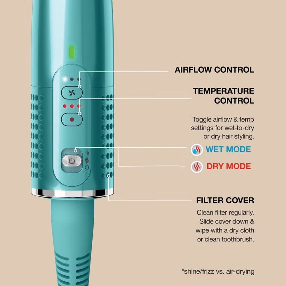 Фен-щетка Shark Glossi 2-in-1 Hot Tool and Air Glosser - Juniper