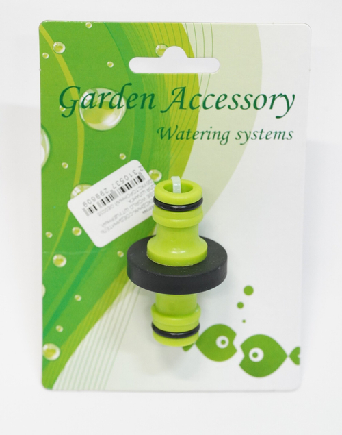 ПЕРЕХОДНИК-СОЕДИНИТЕЛЬ HOSE WORLD ШТУЦЕРНЫЙ, ДЛЯ ШЛАНГА, ДВУХСТОРОННИЙ GE0035