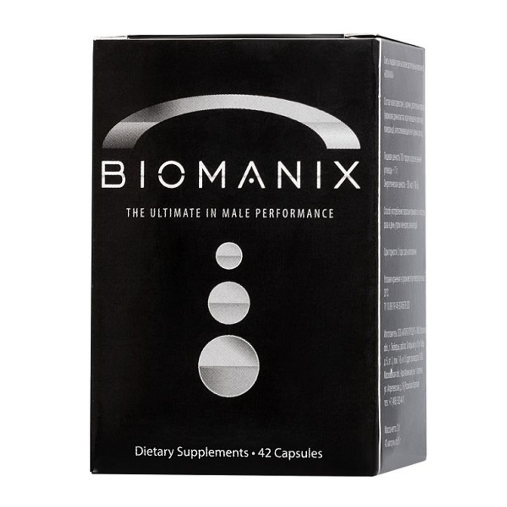 Тонизирующий стимулирующий препарат для мужского здоровья Капиталпродукт Biomanix 42шт