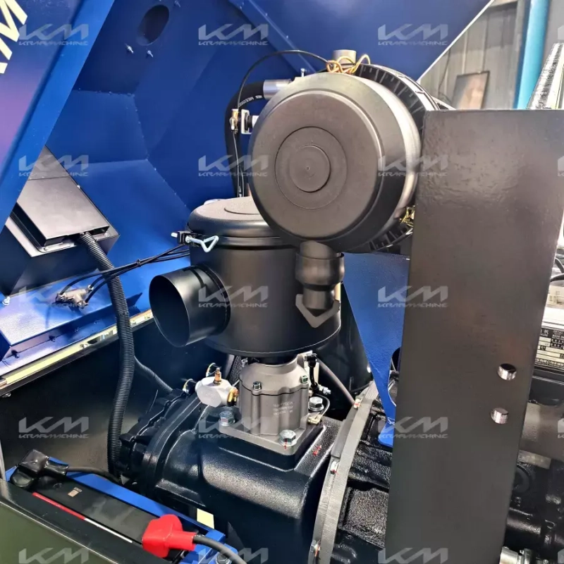 Дизельный компрессор КМ-10/12-ВДШ KraftMachine
