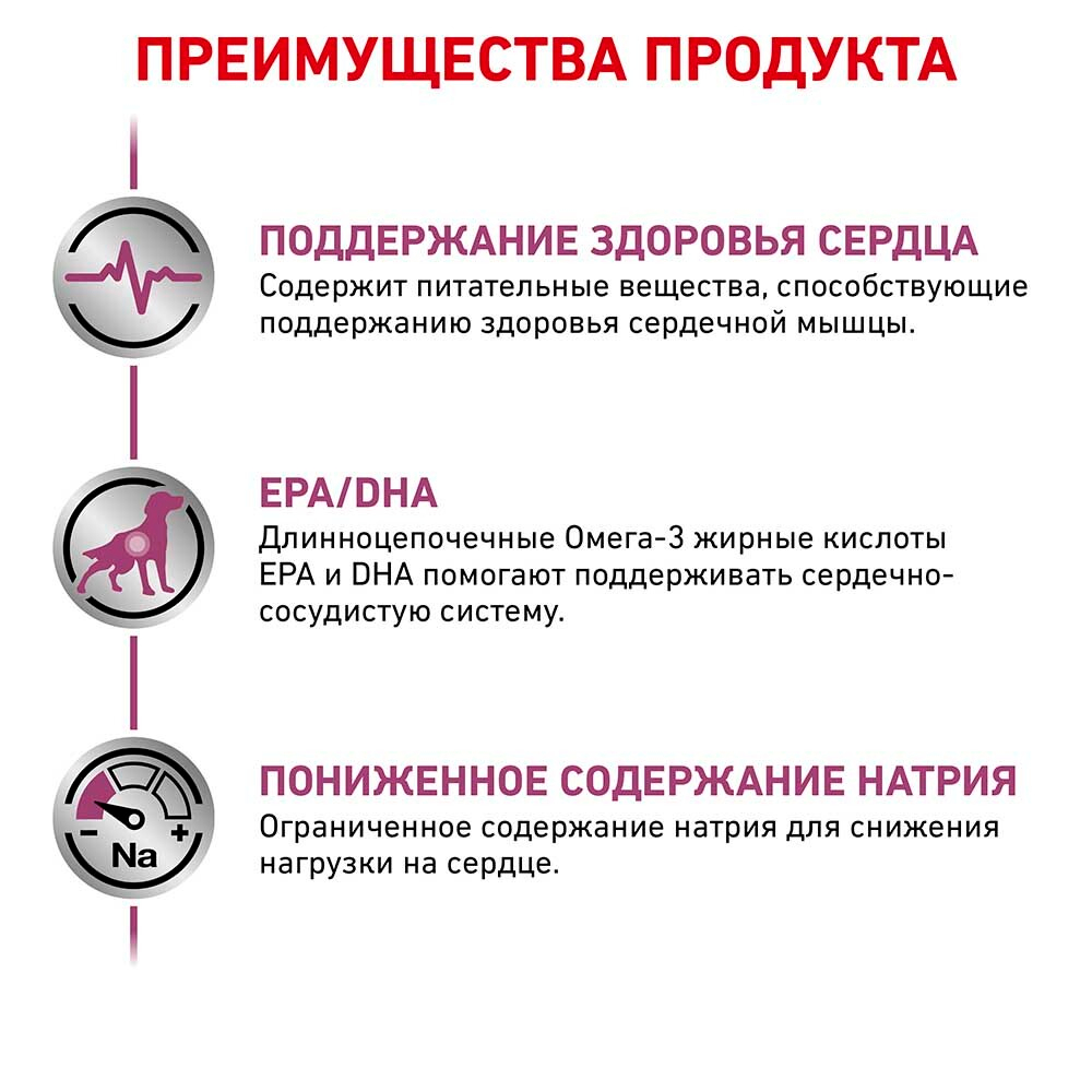 Royal Canin VET Cardiac EC26 - диета для собак с сердечной недостаточностью