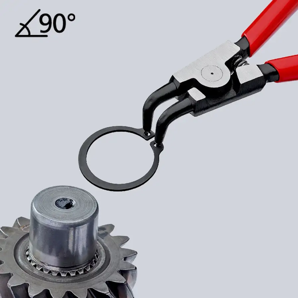 Щипцы для стопорных колец черненые 170 мм Knipex 46 21 A21