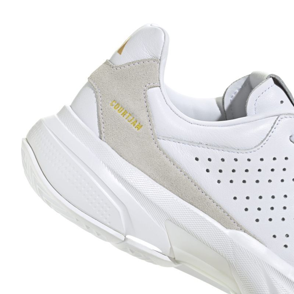 Теннисные кроссовки Adidas CourtJam Control 3 Premium - cloud white/cloud white
