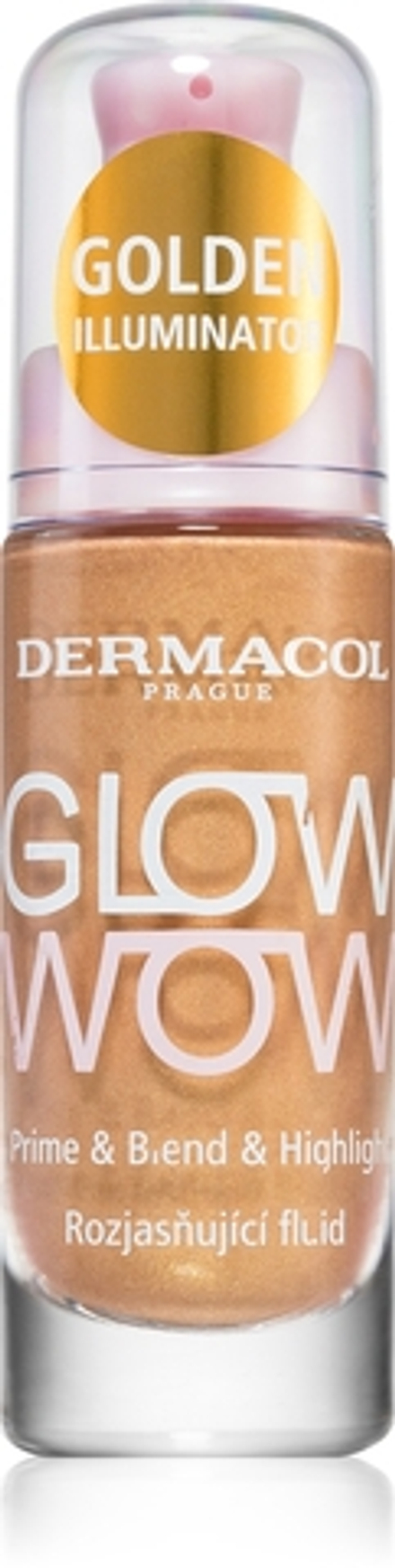 Dermacol GLOW WOW Golden Illuminator - Жидкий хайлайтер для лица, 20 ml