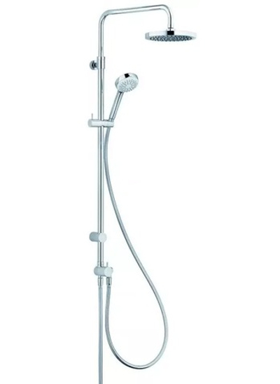Душевая система Kludi Logo Dual Shower System, с ручной лейкой 1S, хром (6809305-00)