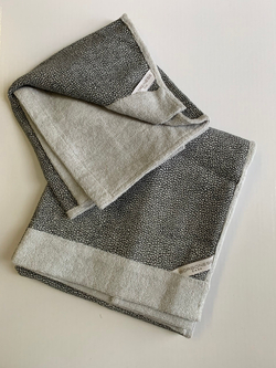 Набор полотенец 2 шт Borbonese Leader Grigio