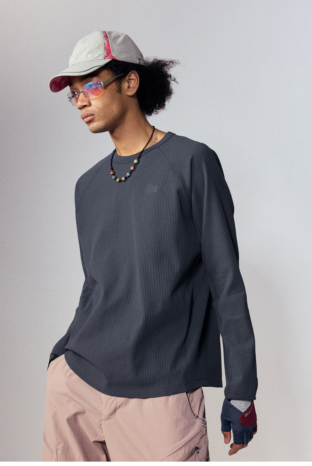 Лонгслив Nothomme Waffle Grid Basic Long-Sleeve