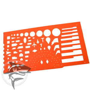 Линейка командирская, красная