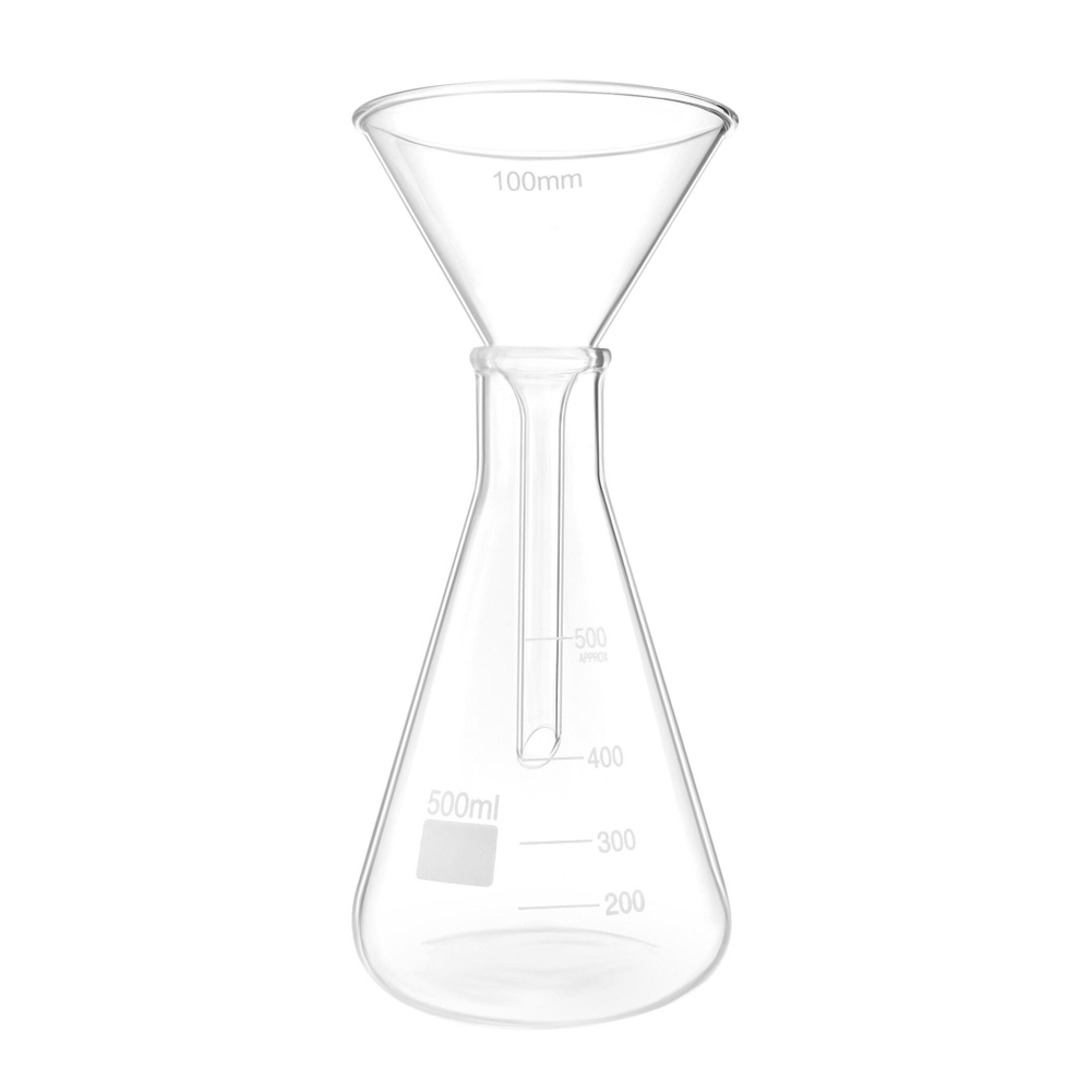 Воронка стеклянная конусная, 100 мм