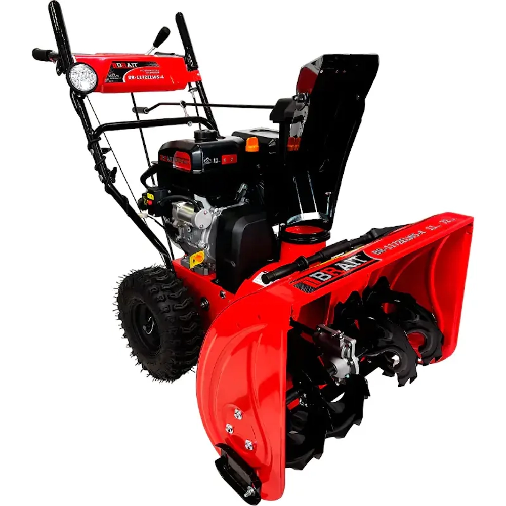 BRAIT BR-1172ELWS-4 бензиновый снегоуборщик 11 л.с. ковш 72 см, выброс 12 м, 4 вперед/2 назад 05.01.036.075