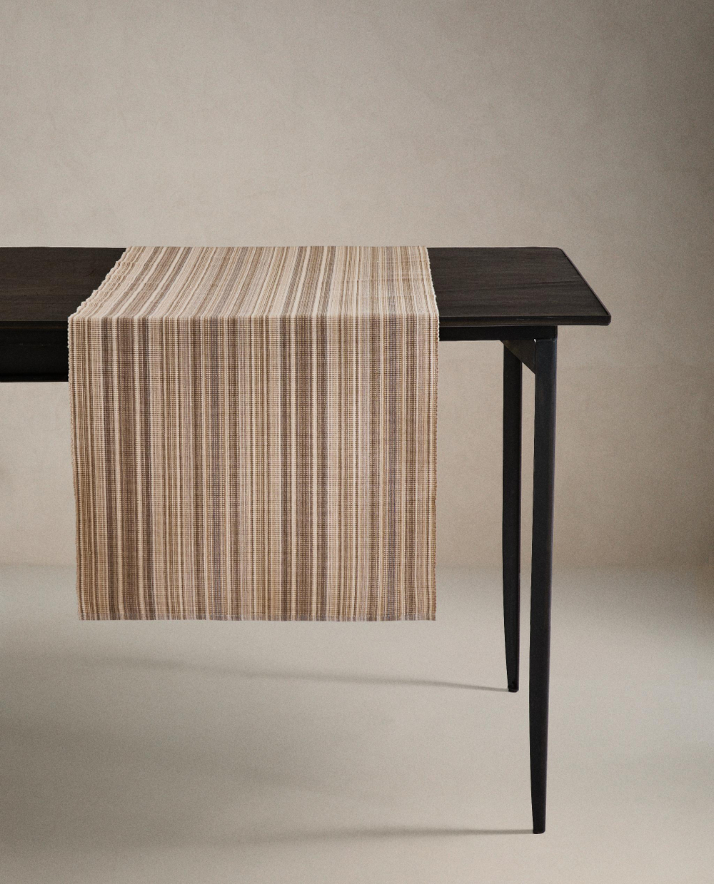 Zara Home сервировочная салфетка из хлопка, узор в полоску, 160 50 см · 7235/024