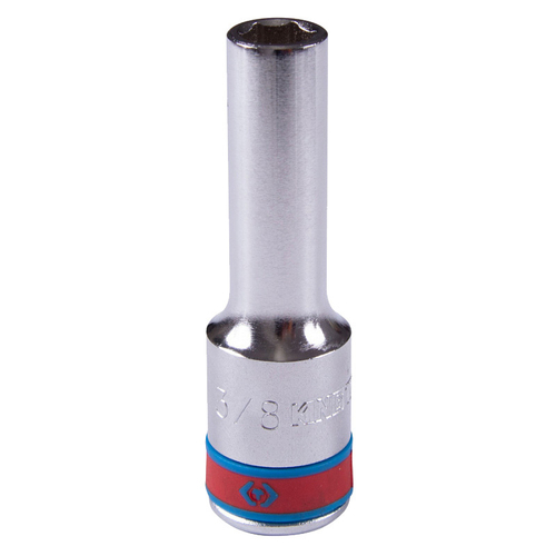 KING TONY (423512S) Головка торцевая глубокая шестигранная 1/2", дюймовая 3/8"