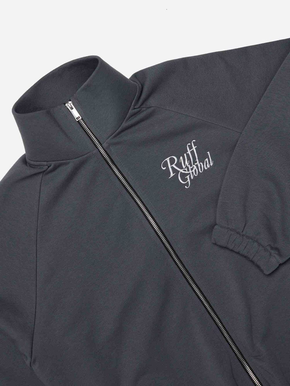 Купить Толстовка RUFF Global Full Zip темно-серая Толстовка RUFF Global Full Zip темно-серая