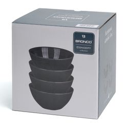 НАБОР САЛАТНИКОВ BRONCO "CONCEPT" ДИАМЕТР= 15,5 СМ 4 ШТ. СИНИЙ