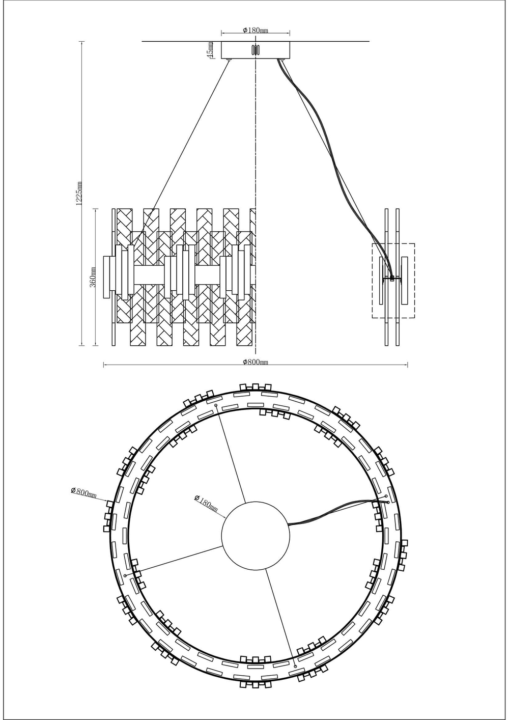 Люстра подвесная Moderli V9010-PL Stasy