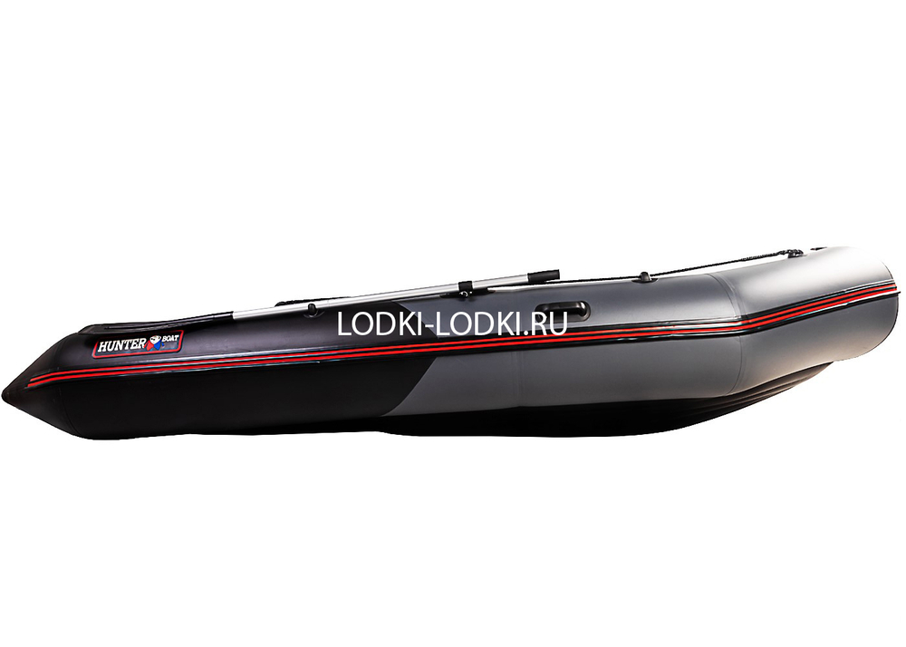 Хантер 365 ЛКА серый-черный (Лодка ПВХ под мотор НДНД)