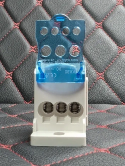 UKK80, 80А 690 -1000В. Распределительный блок на дин-рейку (DIN), кросс-модуль.