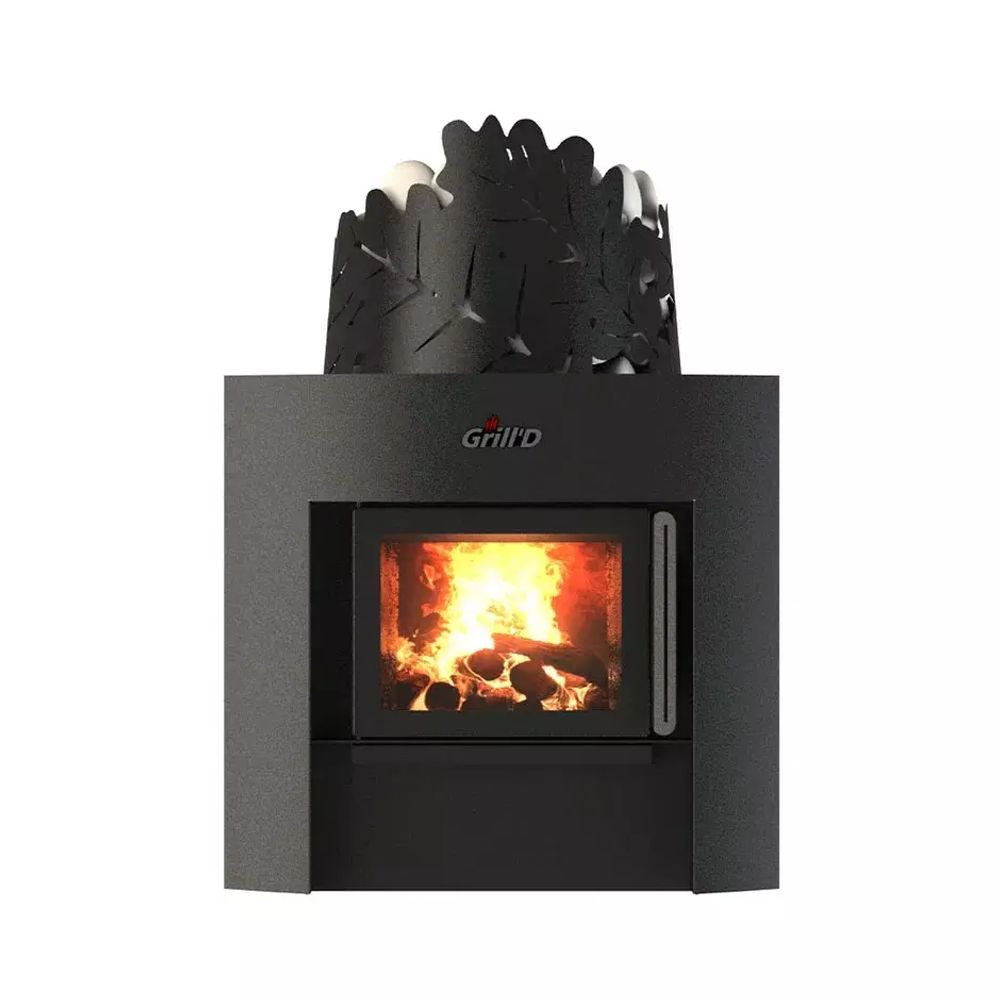 Дровяная банная печь Grill'D Dubravo 180 Window (дверца со стеклом)