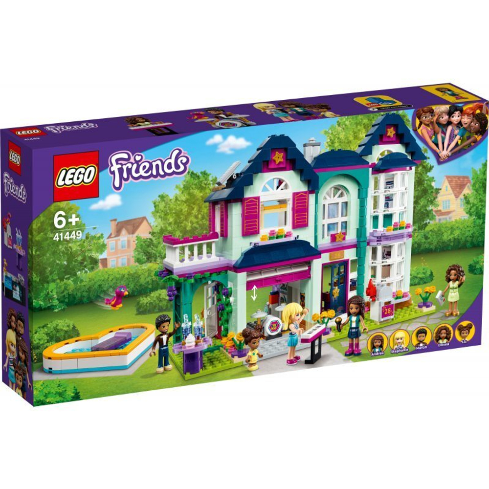 Конструктор LEGO Friends - Семейный дом Андреа 41449 купить в Москве |  Доставка по России.