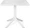 Пластиковый стол Clip 80х80 см белый