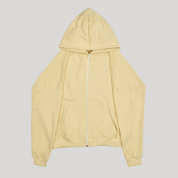 Zip-Up Hoodie LOGO Alabaster Gleam