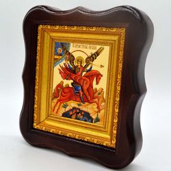 Грозных сил воевода Архангел Михаил. Икона на холсте.