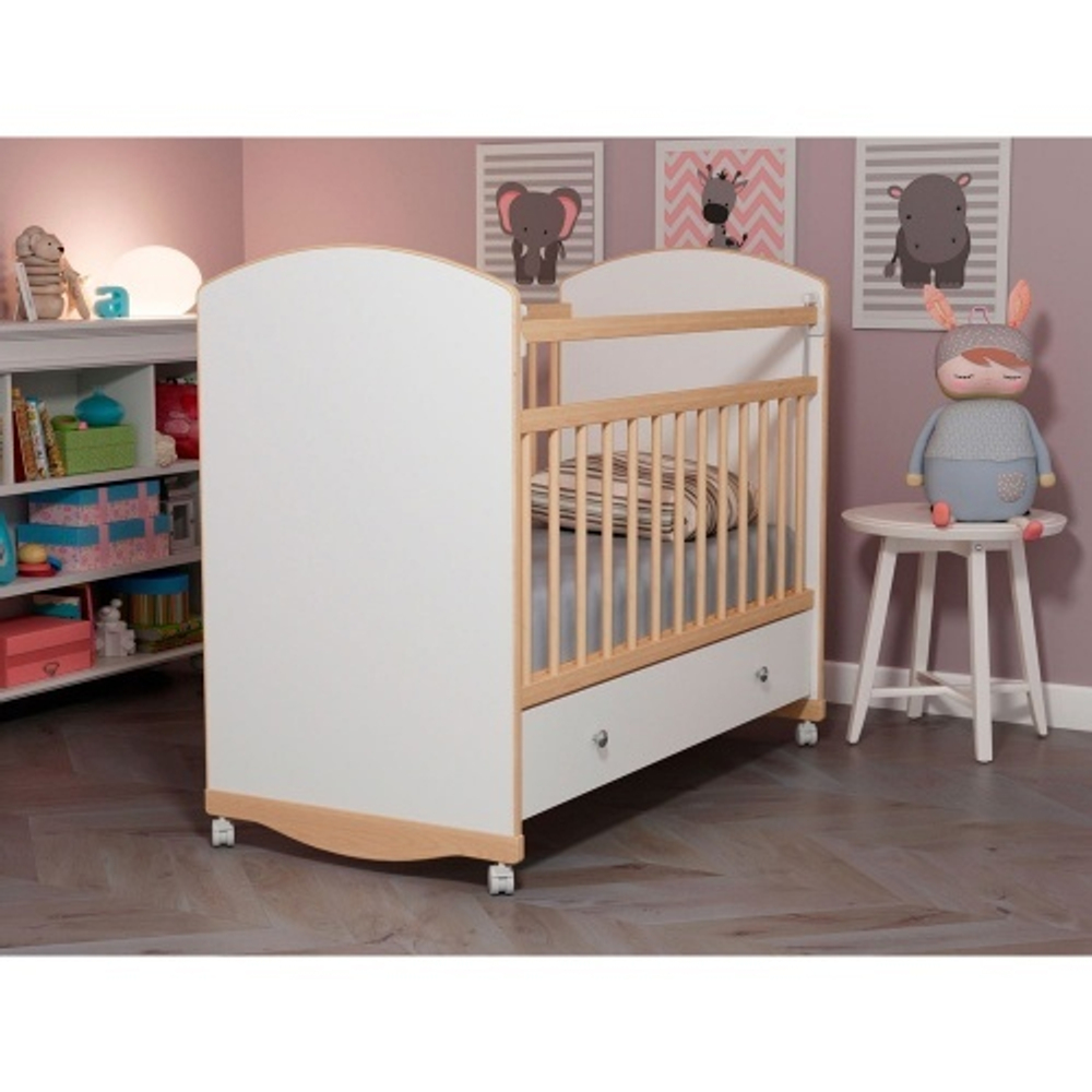 Кровать детская "Колибри-Классик 3" с ящиком (бодего св.)