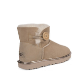 Угги Bailey Button Mini II Metallic Sand