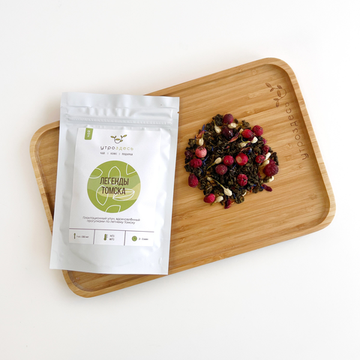 Чай улун листовой с ягодами "Легенды Томска", 80 гр