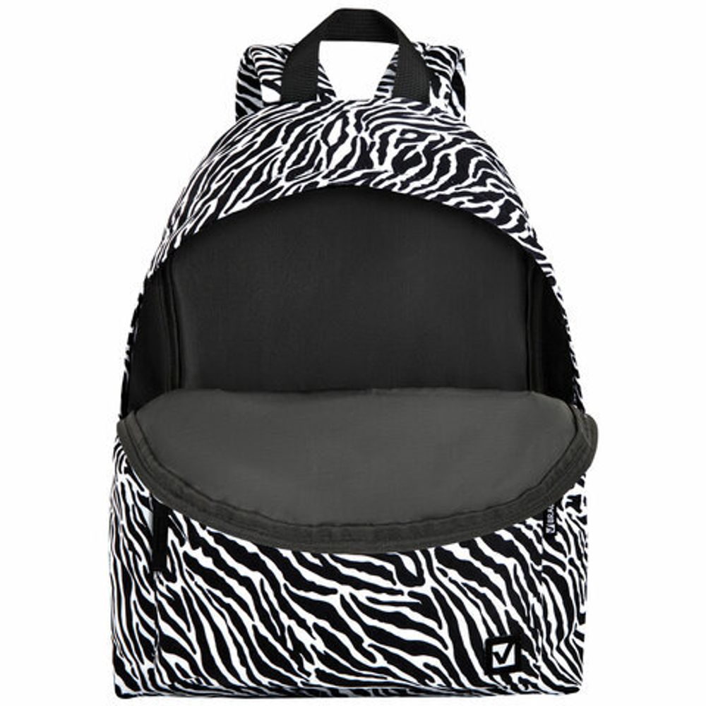 Рюкзак BRAUBERG универсальный, сити-формат, "Zebra", 20 литров, 41х32х14 см, 271680
